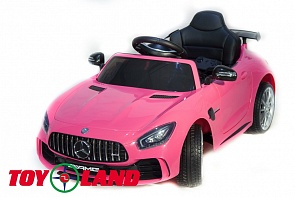 Электромобиль Mercedes Benz GTR mini, цвет – розовый (ToyLand, HL288_розовый)